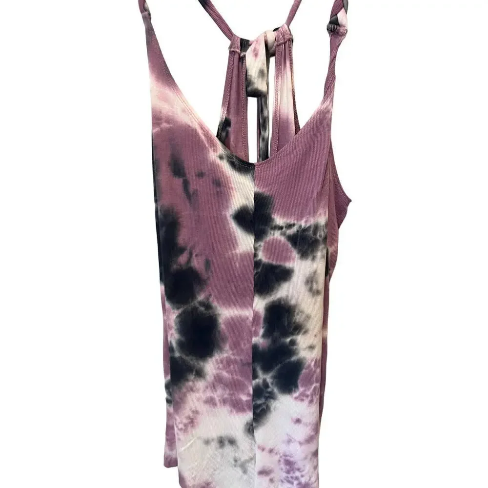 BECCA Sea Ray Tie Dye Cover-Up Romper Size Large